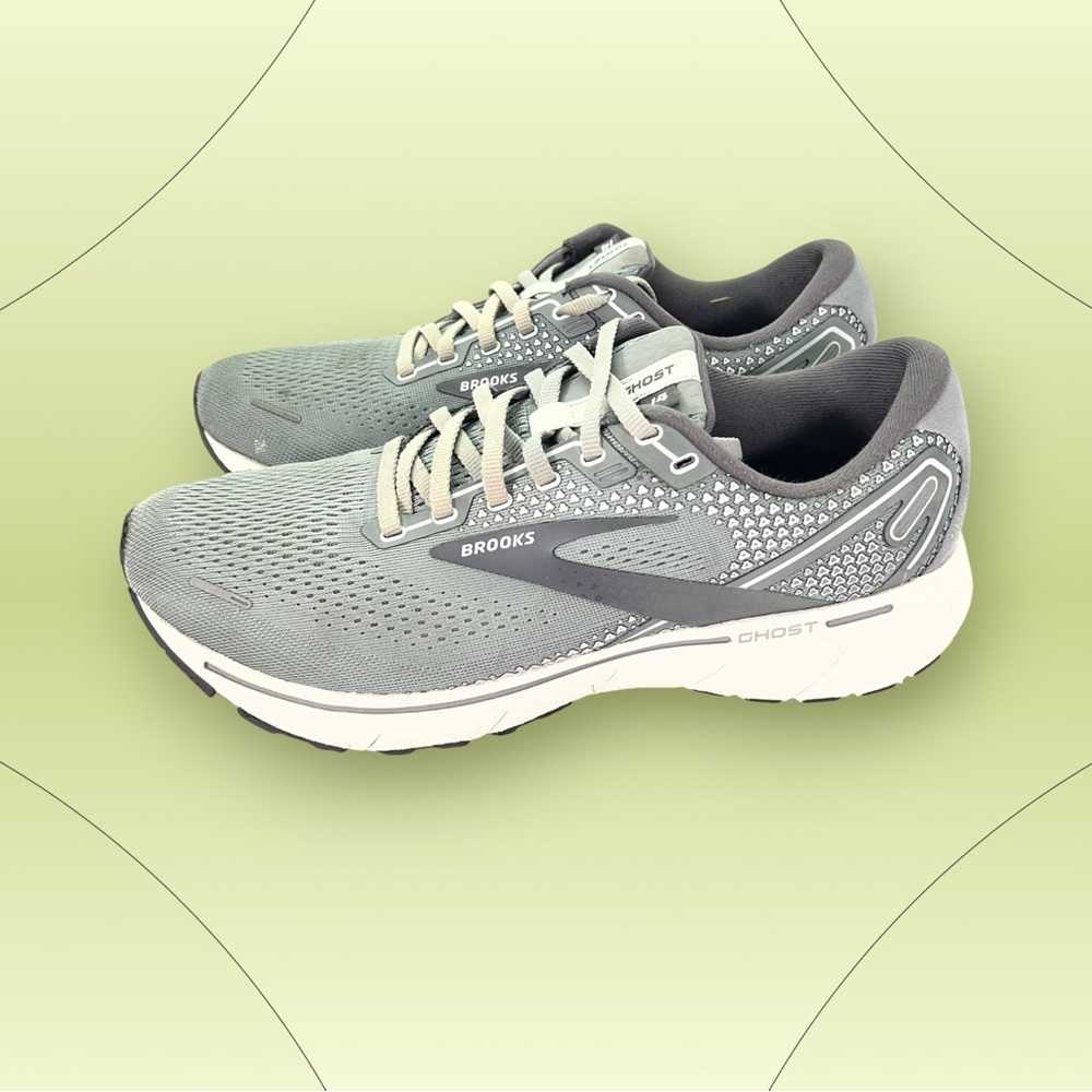 Brooks Ghost 14 Running Shoes Mens Size 11 D Medium Grey Alloy DNA Loft 3D Print - Picture 4 of 16